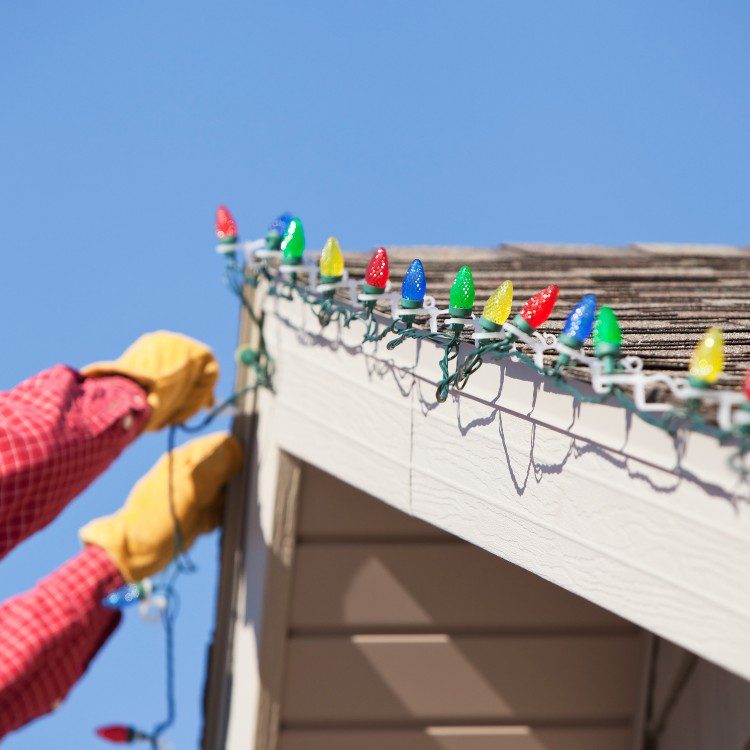Christmas lighting services in Little Elm, TX