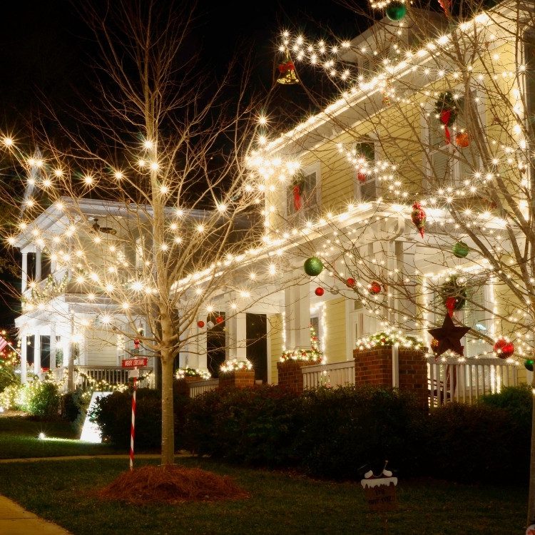 Christmas lighting services in Little Elm, TX