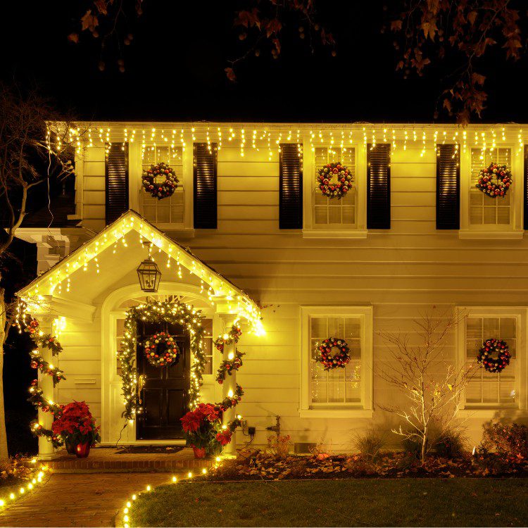 Christmas lighting services in Little Elm, TX
